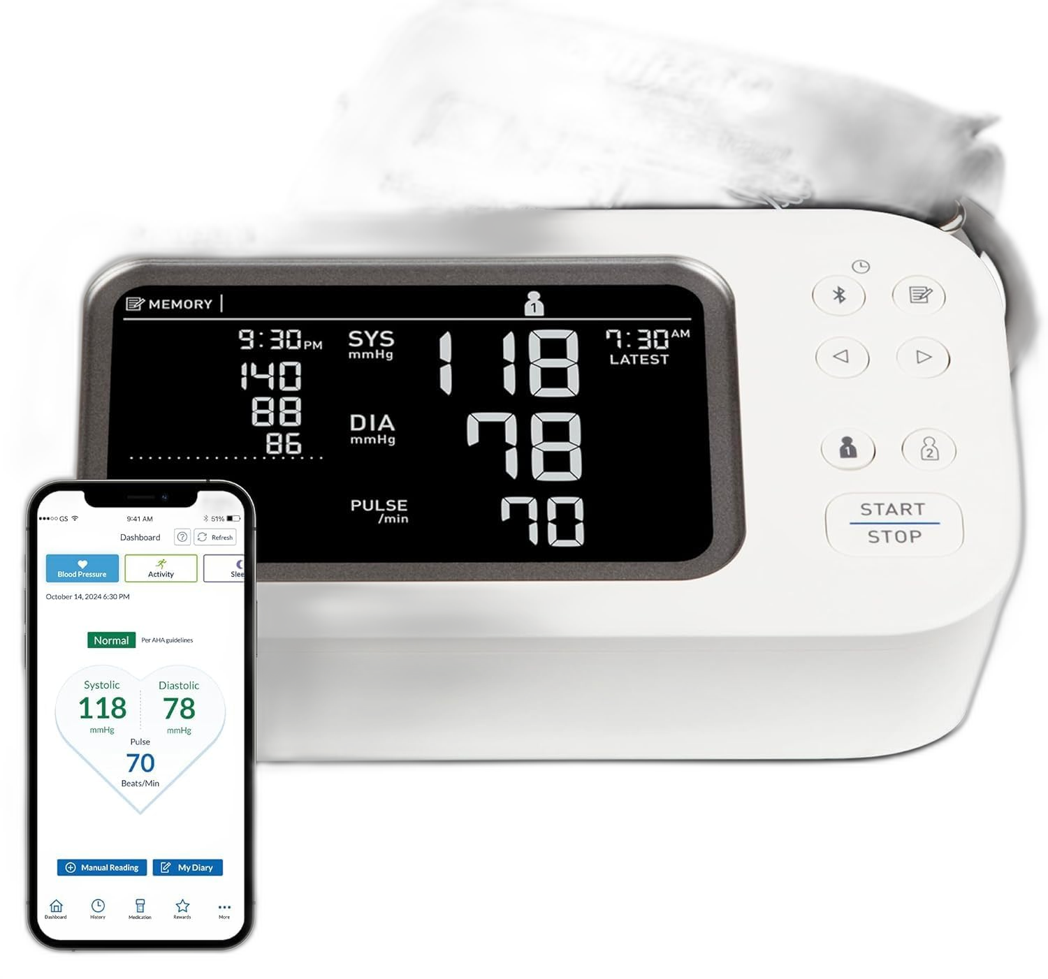 OMRON Platinum Blood Pressure Monitor